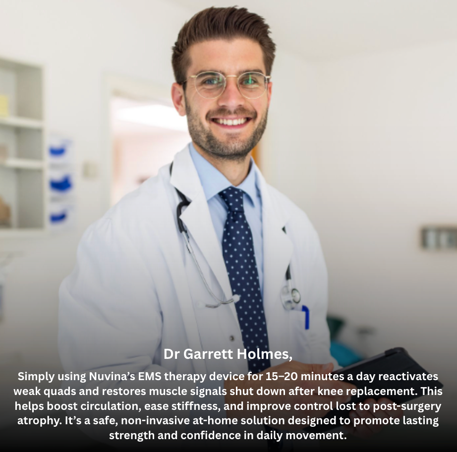 Nuvina EMS - Fix Weak Muscles After Knee Replacement